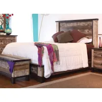 Antique Pine Queen Bed