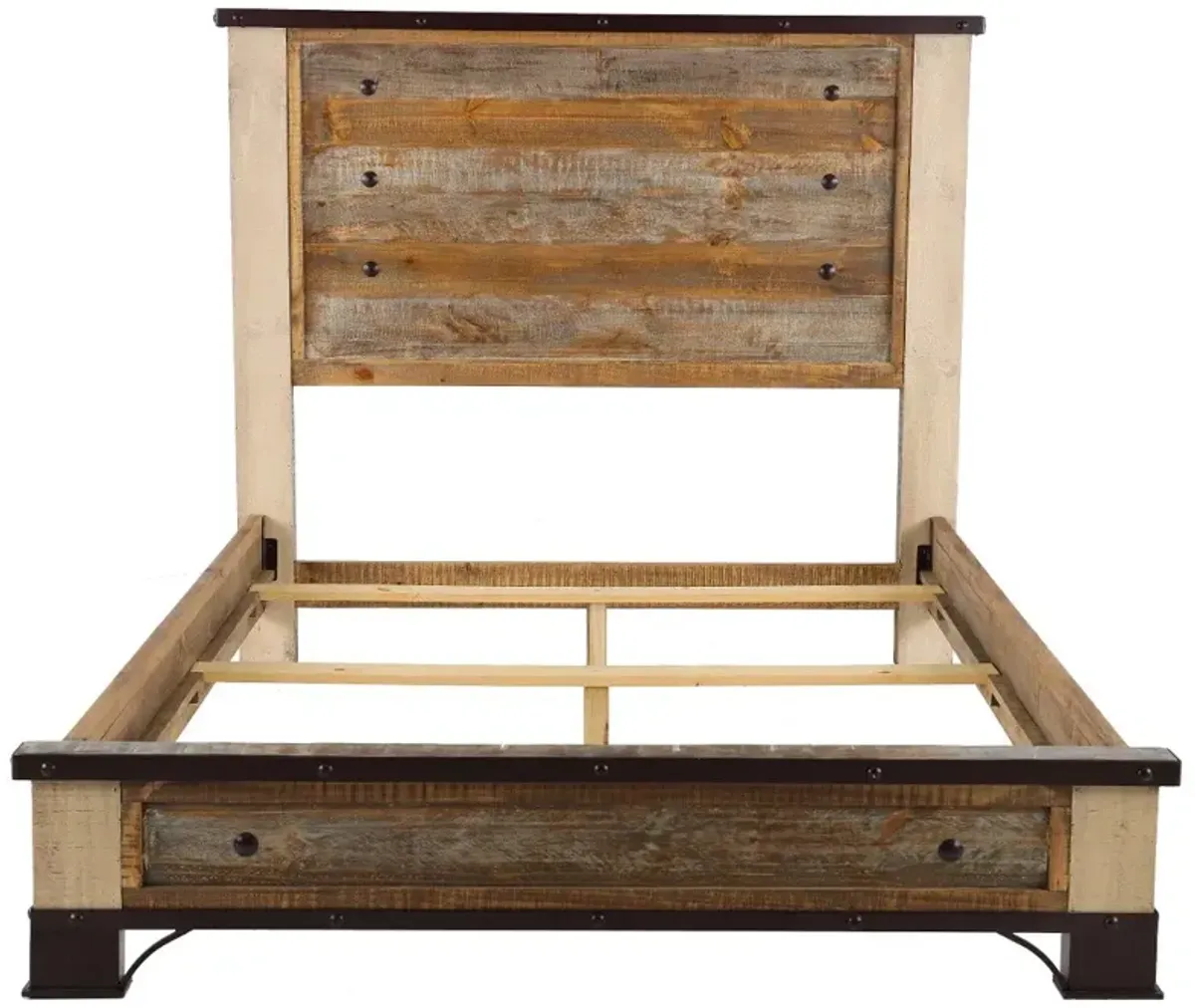 Antique Pine King Bed