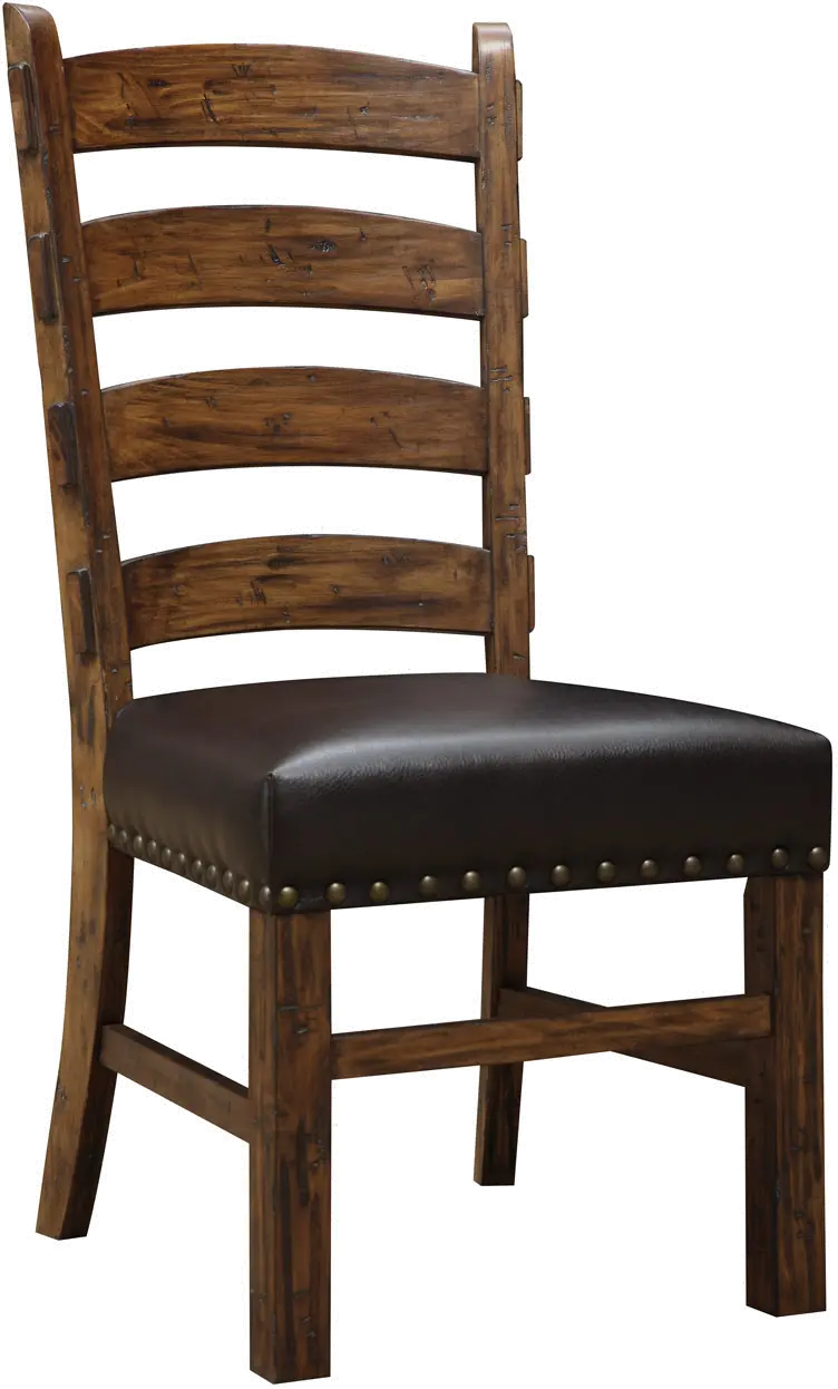 Chambers Creek Brown Ladder Back Dining Room Chair
