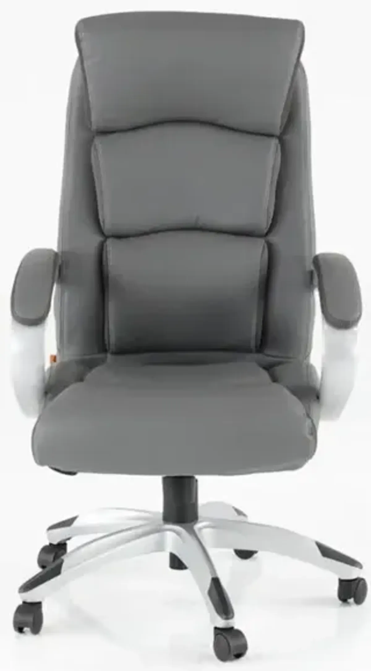 Gray LeatherPlus Executive Office Chair