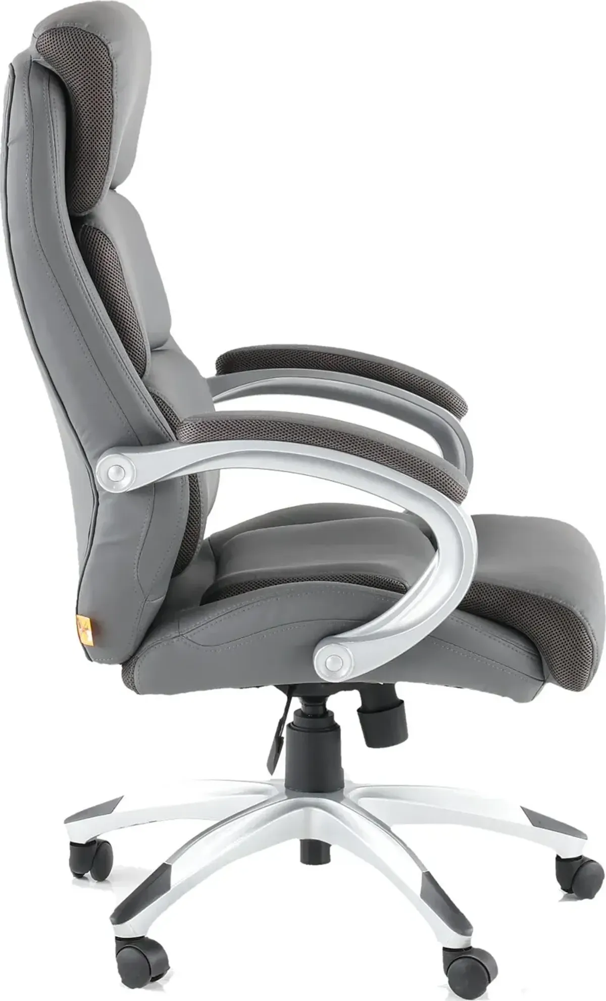 Gray LeatherPlus Executive Office Chair