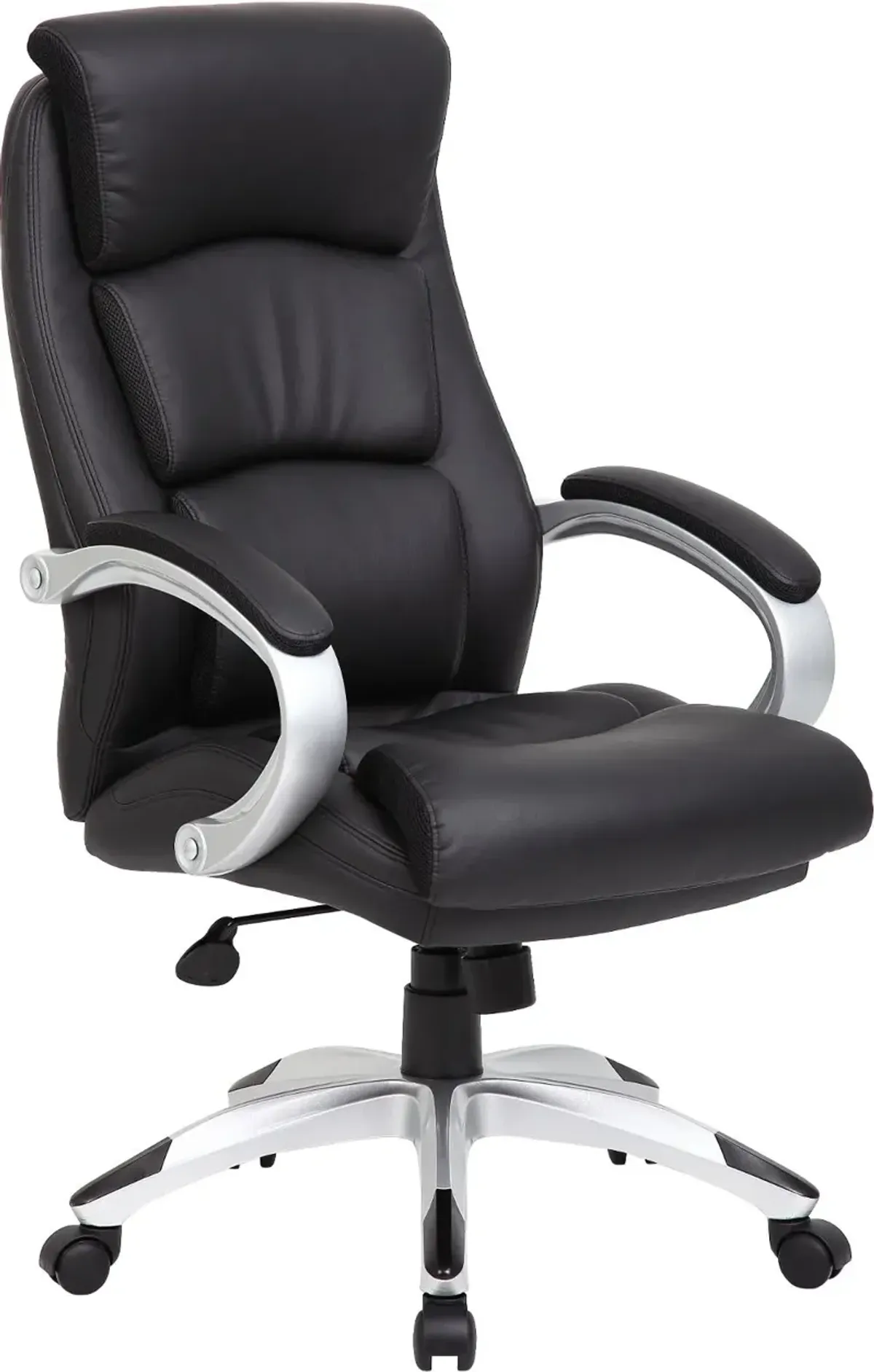 Gray LeatherPlus Executive Office Chair