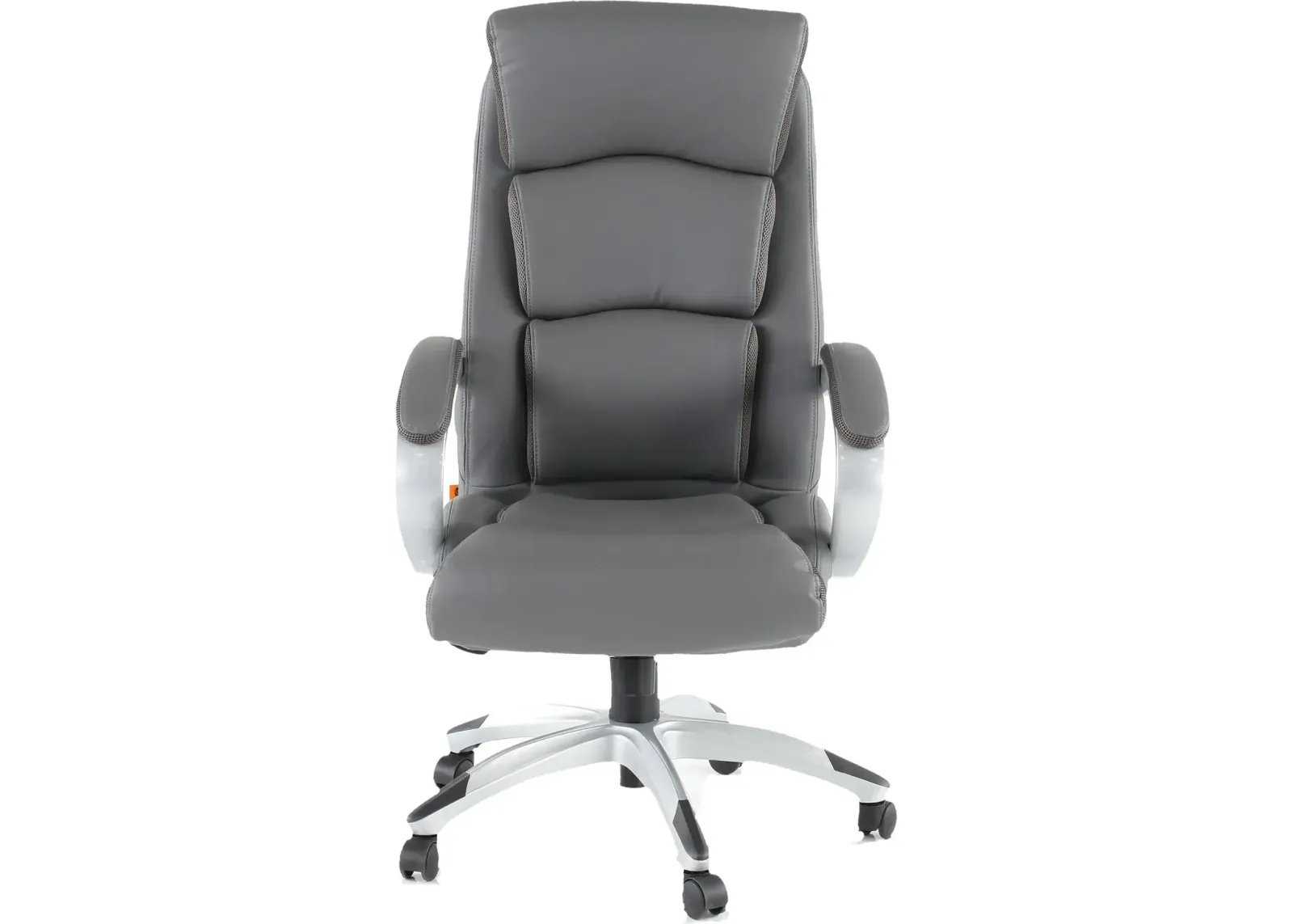 Gray LeatherPlus Executive Office Chair