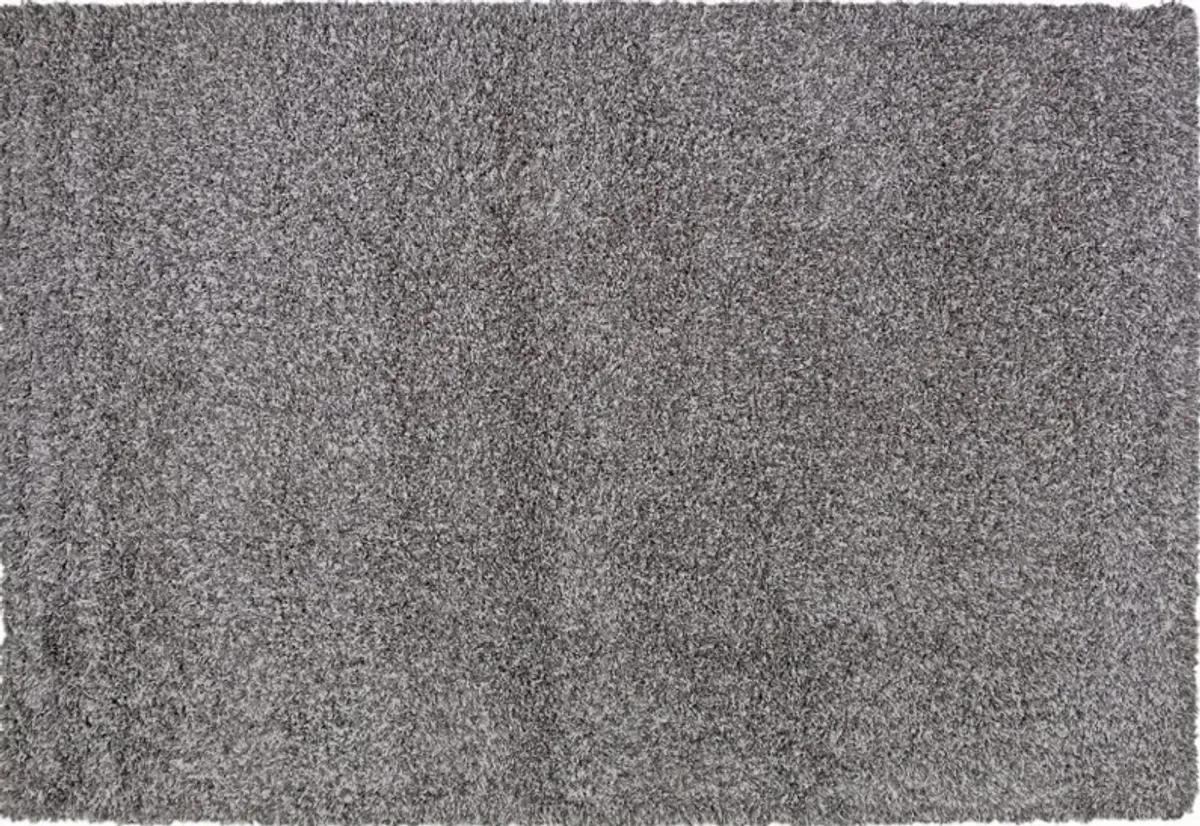 Comfort Shag 5 x 8 Light Gray Area Rug