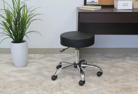 Black Medical Office Chair Stool