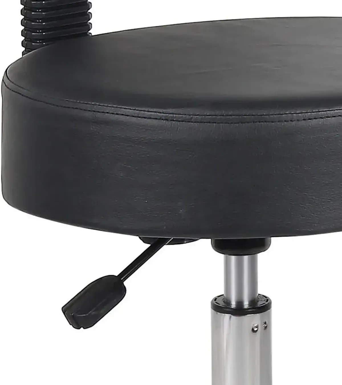 Black Tall Medical Draft Stool