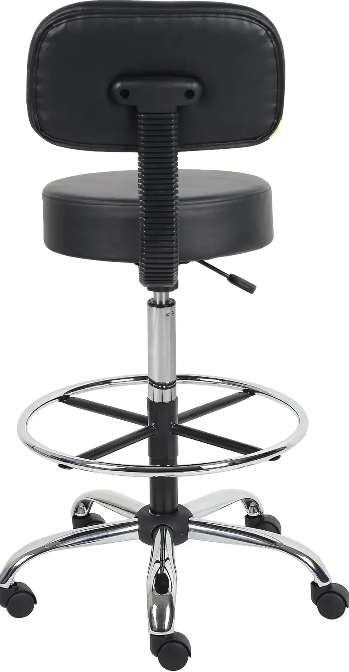 Black Tall Medical Draft Stool