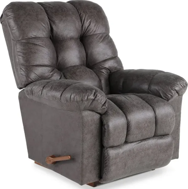 Gibson Tar Gray Reclina-Rocker Manual Recliner