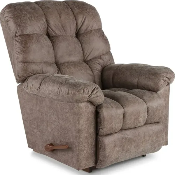 Gibson Marble Brown Reclina-Rocker Manual Recliner