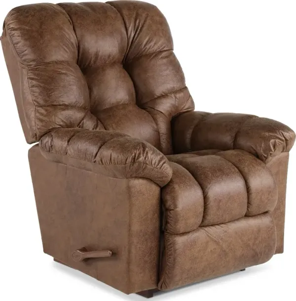 Gibson Canyon Brown Reclina-Rocker Manual Recliner