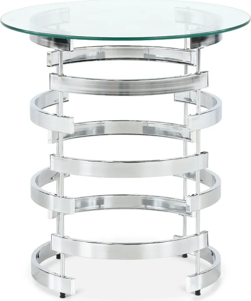 Tayside Glass End Table