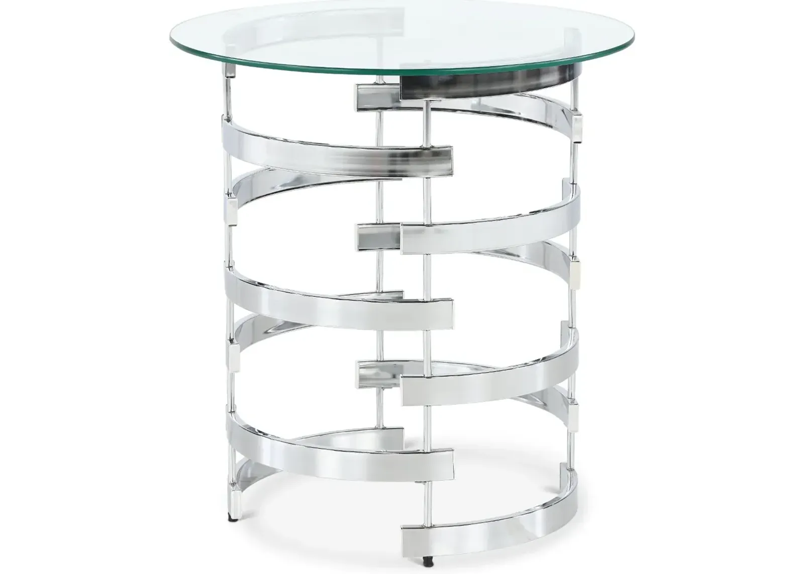 Tayside Glass End Table