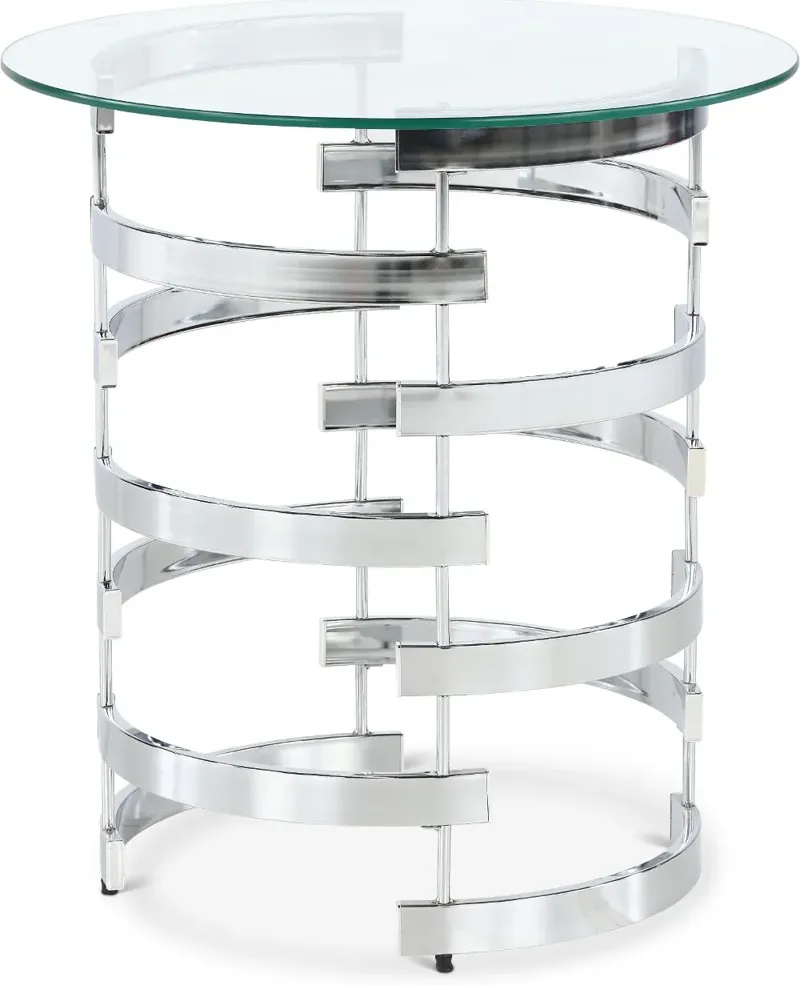 Tayside Glass End Table