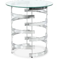 Tayside Glass End Table