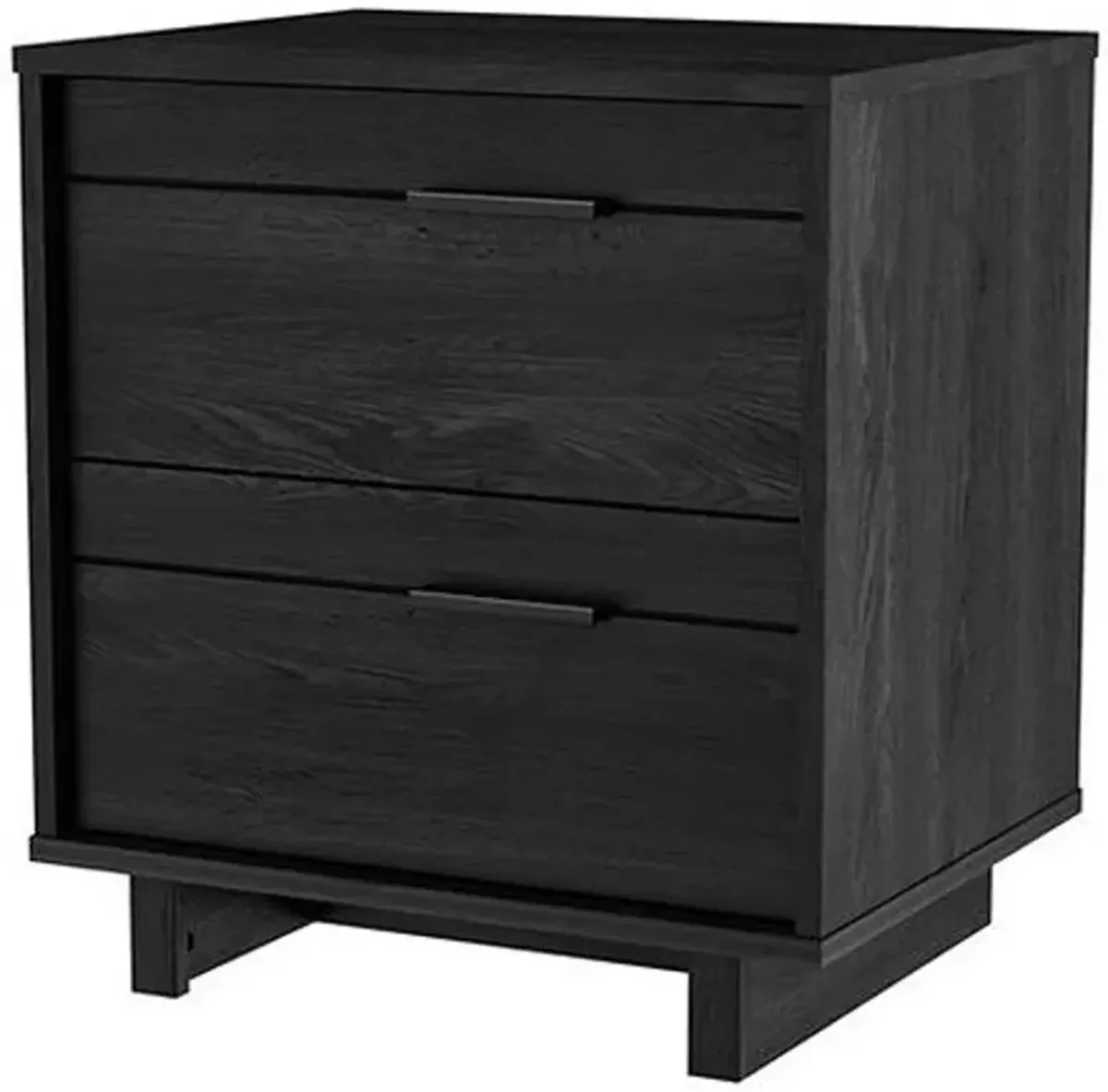 Flynn Modern Gray Oak Nightstand - South Shore