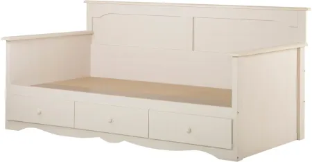 Summer Breeze White Wash Twin Daybed with Storage (39 Inch) -...