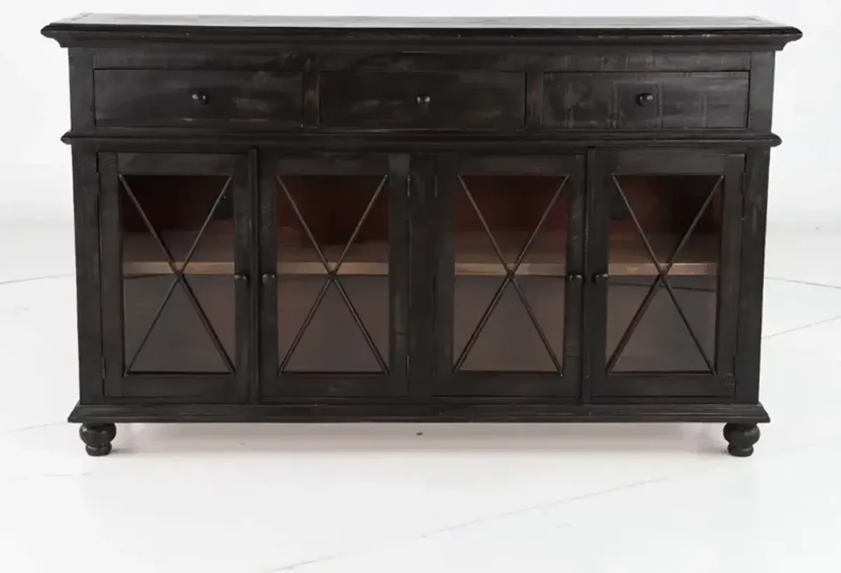 Vintage Brown Dining Room Sideboard