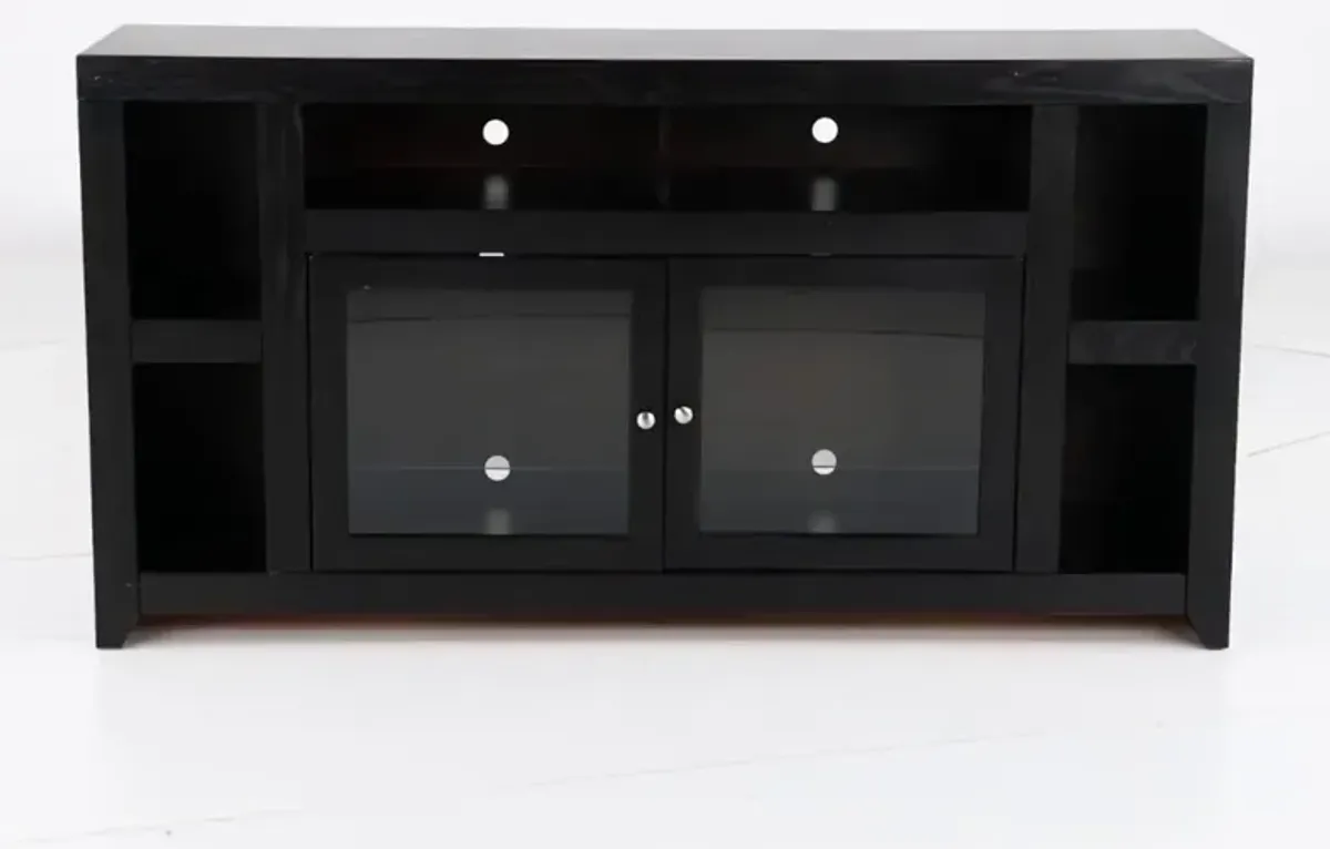 Skyline Black 65" TV Stand