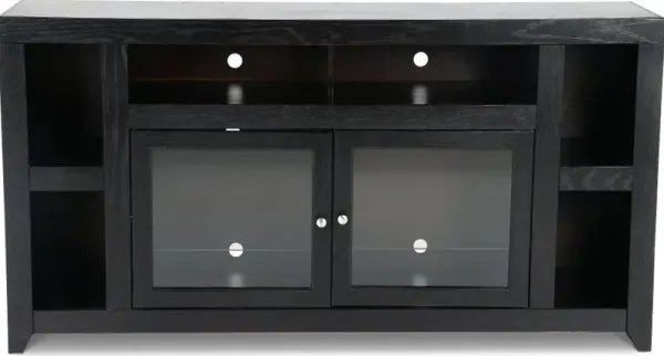 Skyline Black 65" TV Stand