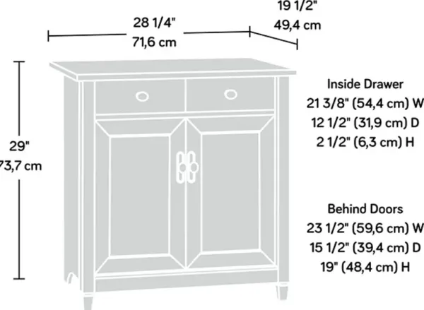 Black Utility Cabinet - Edge Water