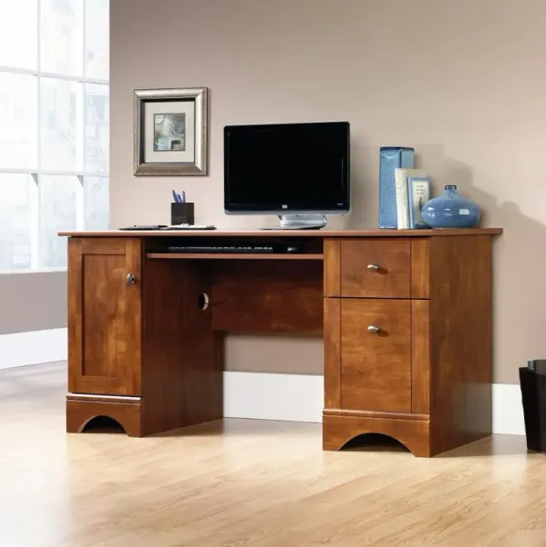 Brushed Maple Computer Desk