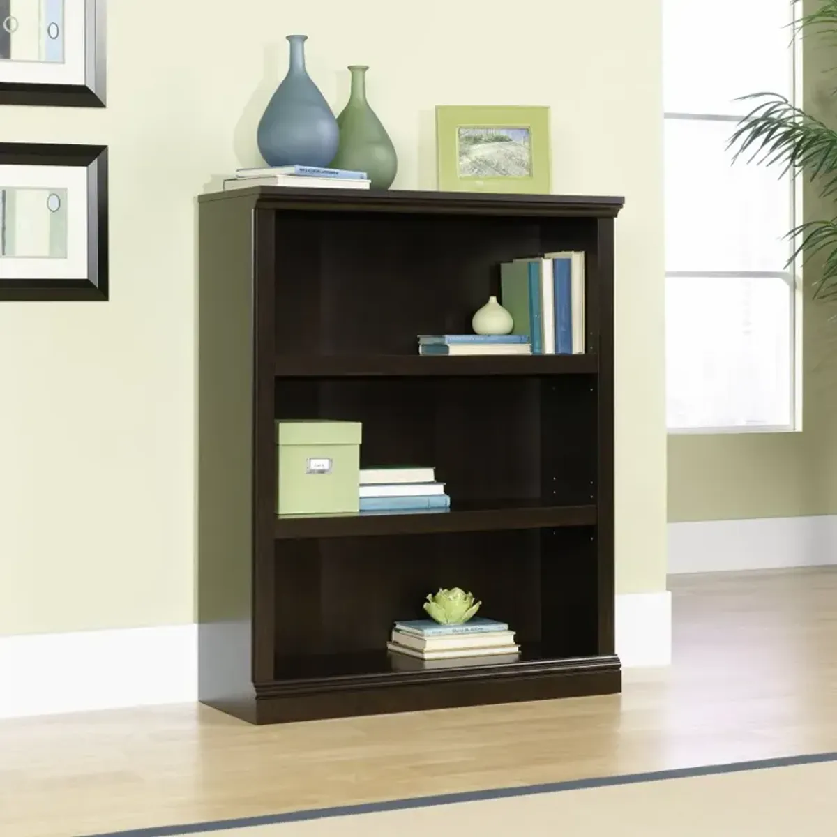 Jamocha 3-Shelf Bookcase