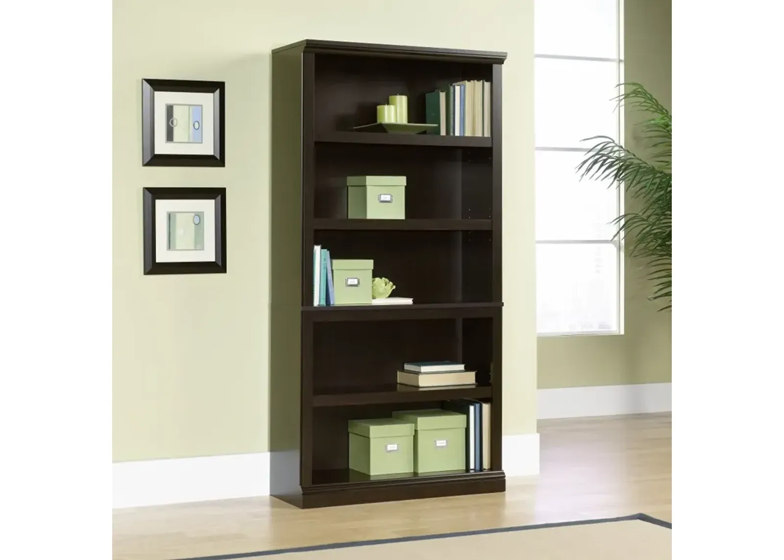 Jamocha 5-Shelf Bookcase - Storage