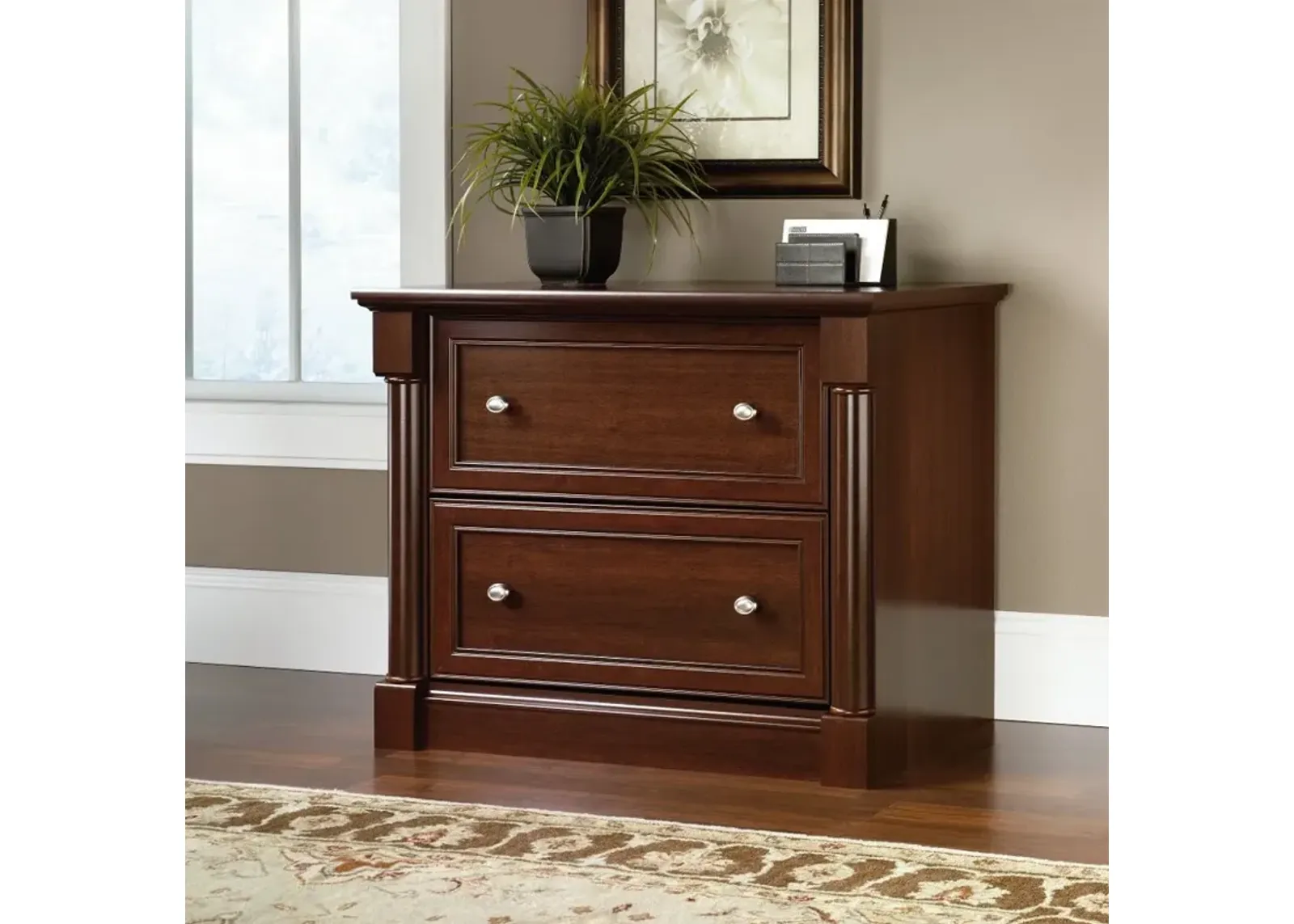 Palladia Cherry 2 Drawer Lateral File Cabinet