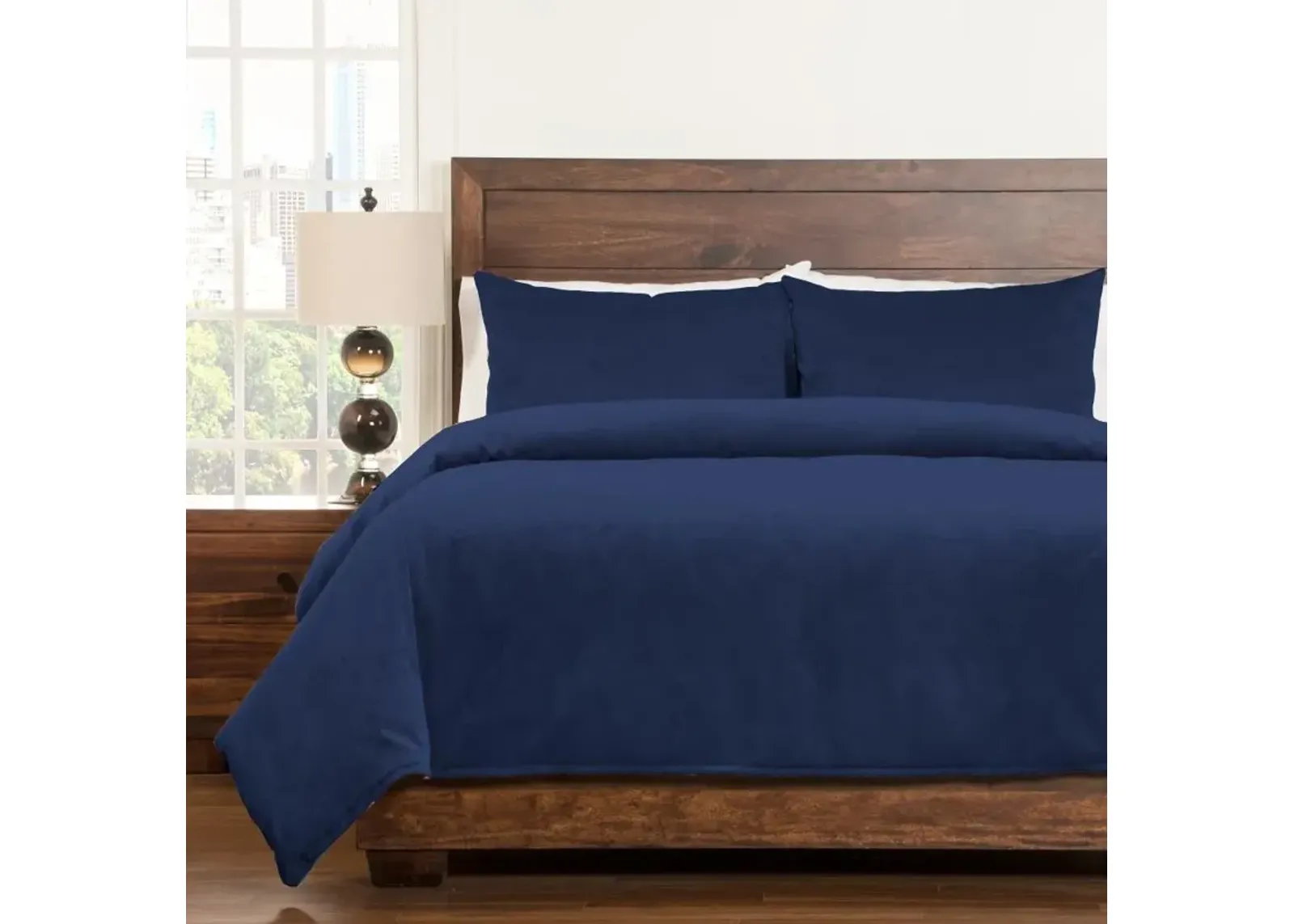 Padma Blue Bell 4 Piece Queen Bedding Collection