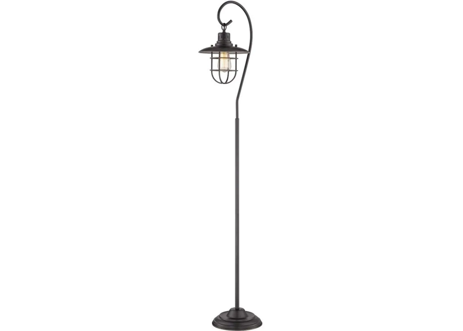 58 Inch Lanterna II Dark Bronze Lantern Floor Lamp