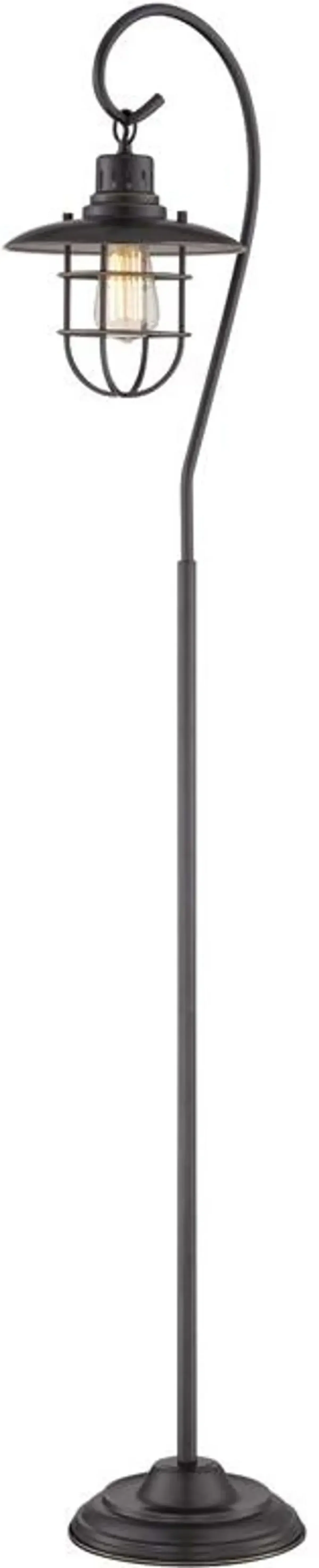 58 Inch Lanterna II Dark Bronze Lantern Floor Lamp