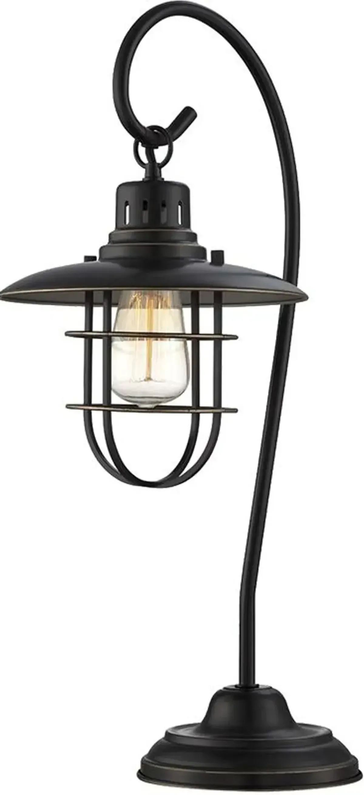 Lanterna II Dark Bronze Lantern Table Lamp