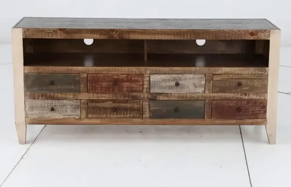 Antique Pine 61" TV Stand