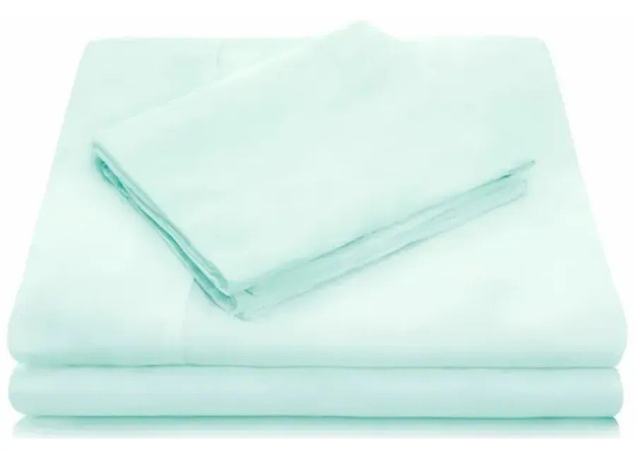 Malouf Woven Tencel Opal California King 4 Piece Sheet Set