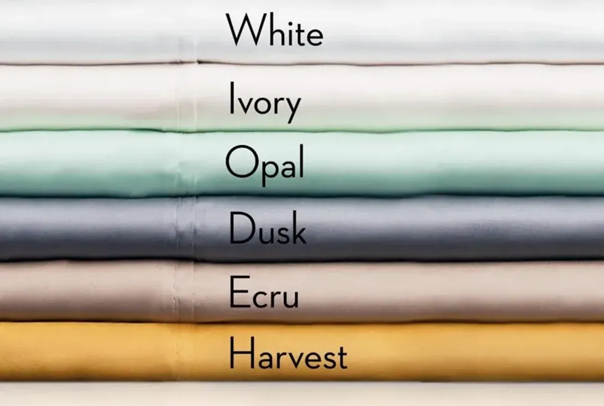 Ecru King 4 Piece Sheet Set - Woven Tencel