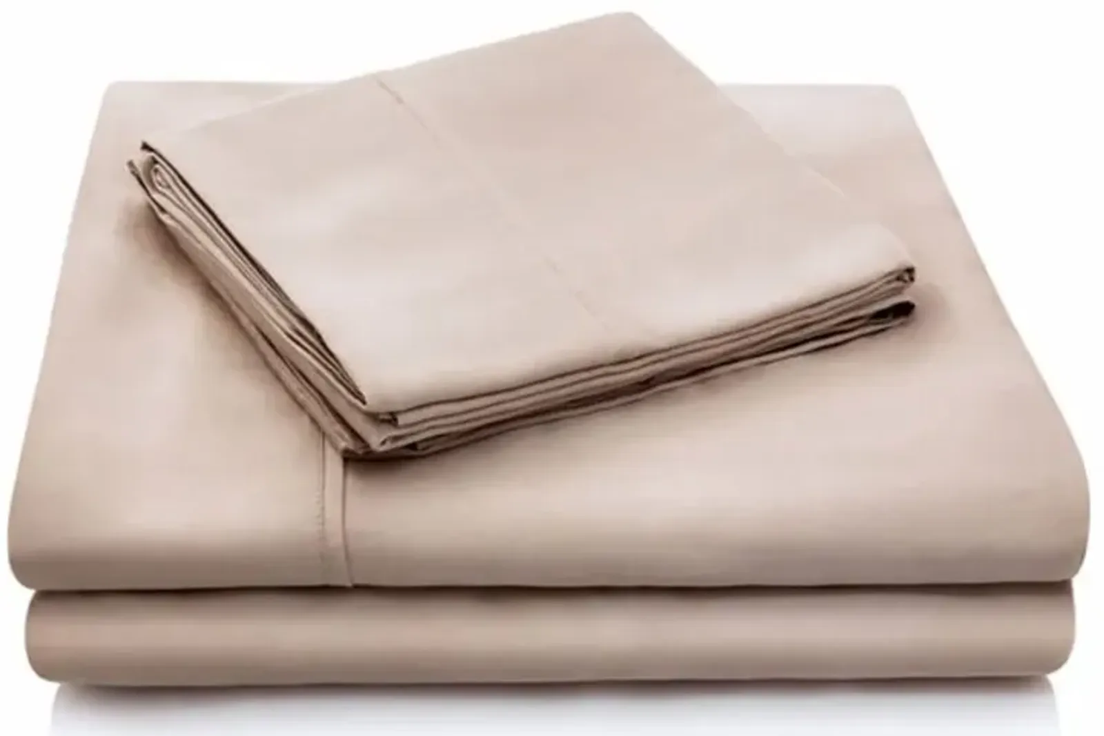 Ecru Queen 4 Piece Sheet Set - Woven Tencel