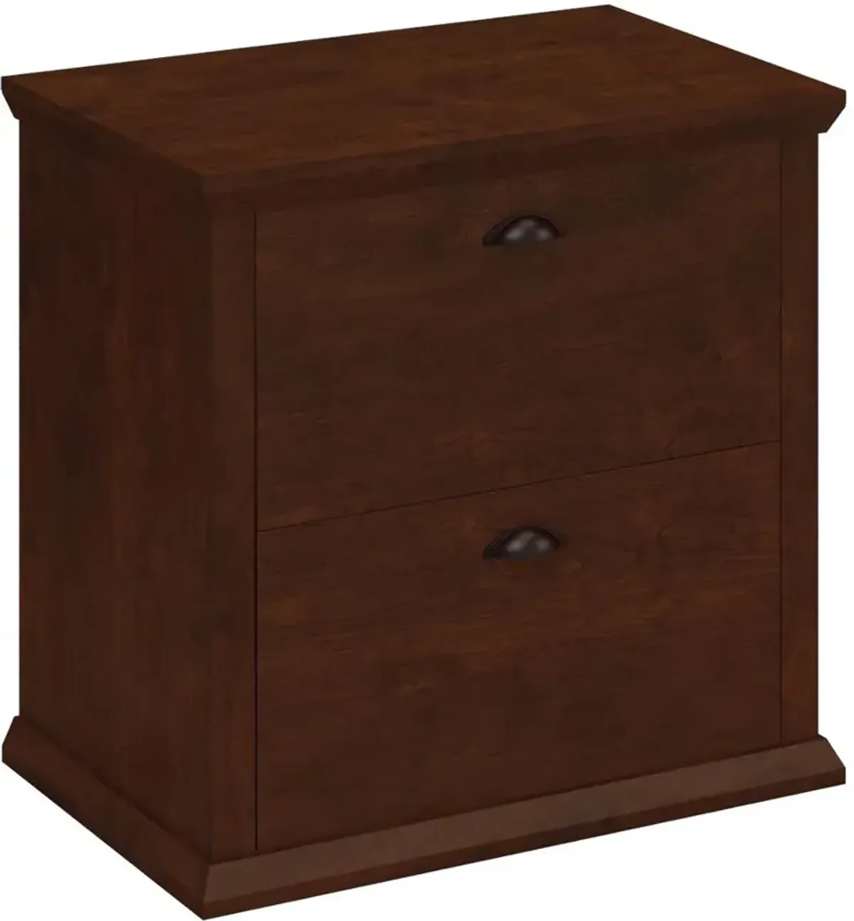 Yorktown Cherry 2 Drawer Lateral File Cabinet - Bush Furniture