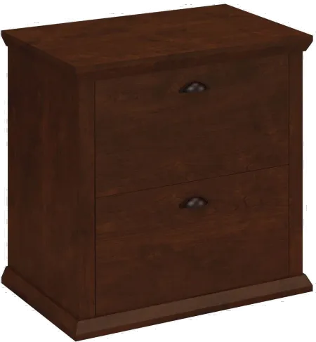 Yorktown Cherry 2 Drawer Lateral File Cabinet - Bush Furniture