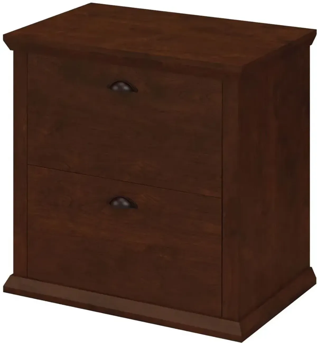 Yorktown Cherry 2 Drawer Lateral File Cabinet - Bush Furniture