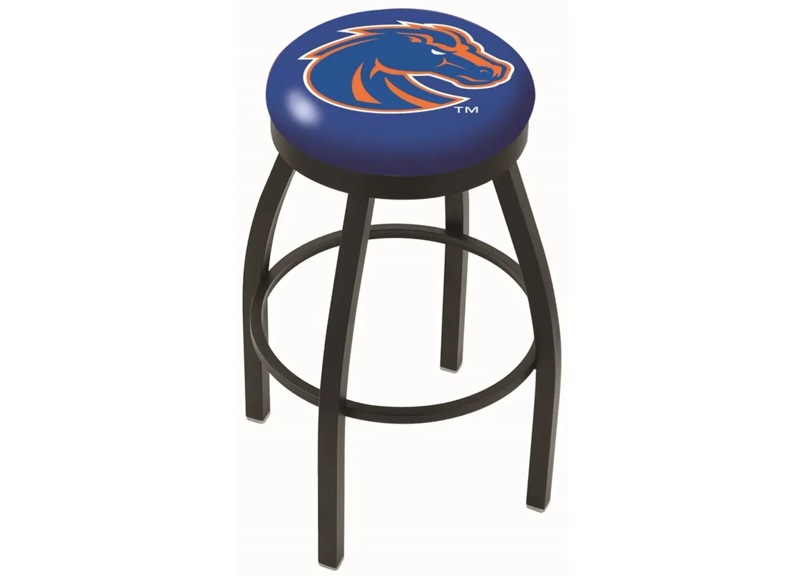 Black Swivel Counter Height Stool - Boise State