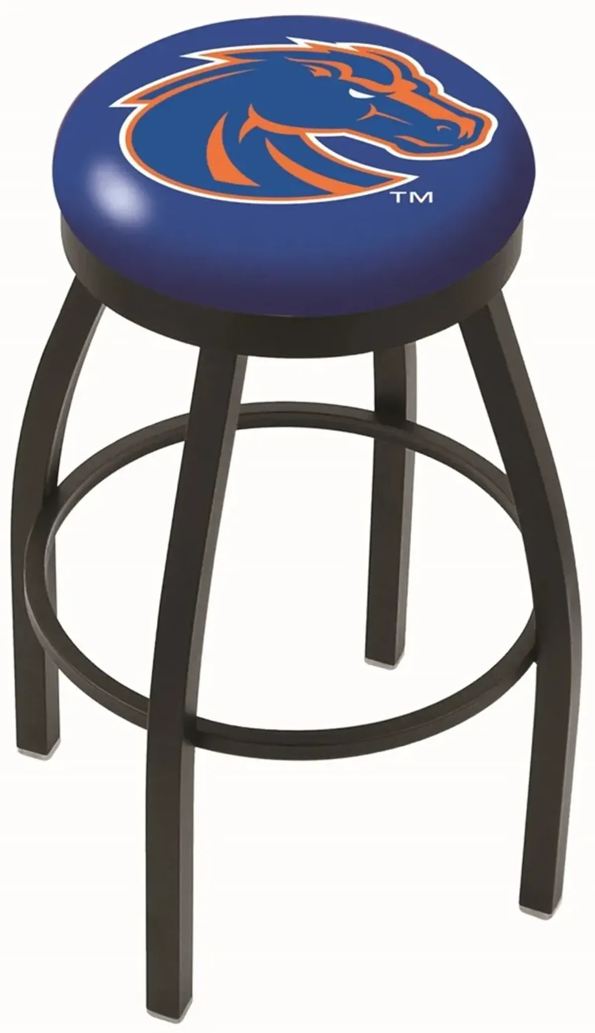 Black Swivel Counter Height Stool - Boise State