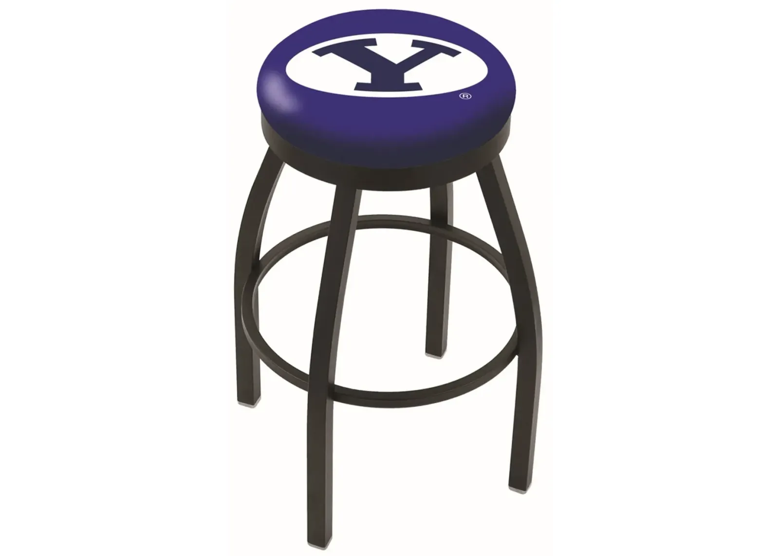 Black Swivel Counter Height Stool - BYU