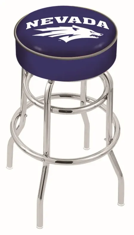 Chrome Double Ring Swivel Counter Stool - UNR