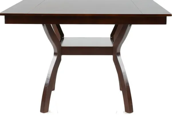 Brent Dark Cherry Counter Height Dining Table