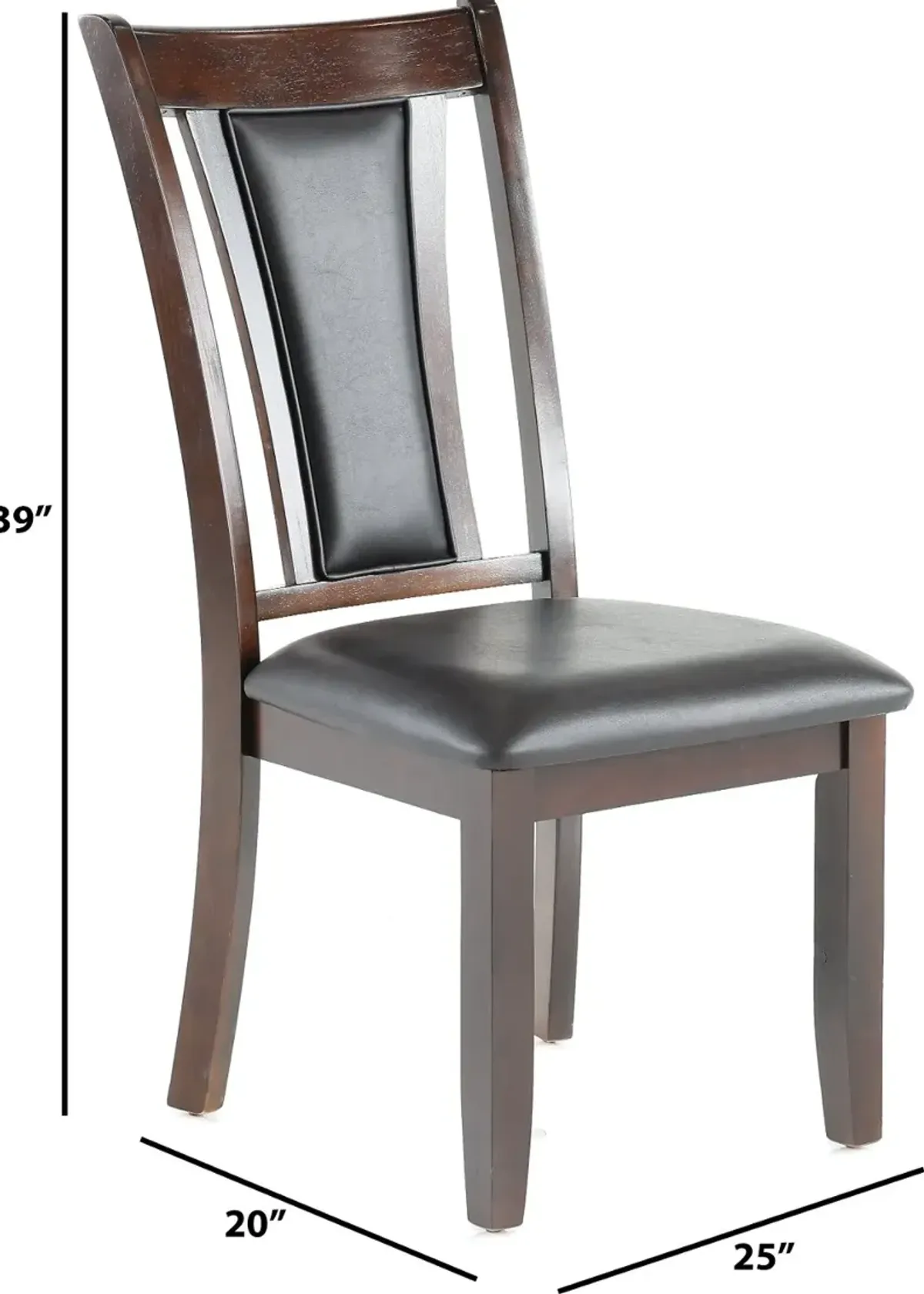 Brent Dark Cherry Dining Chair