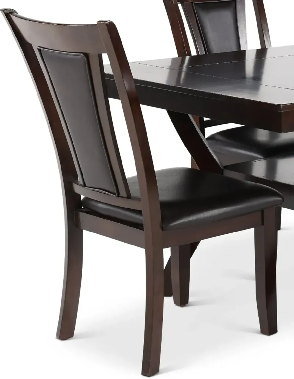 Brent Dark Cherry 5 Piece Dining Room Set