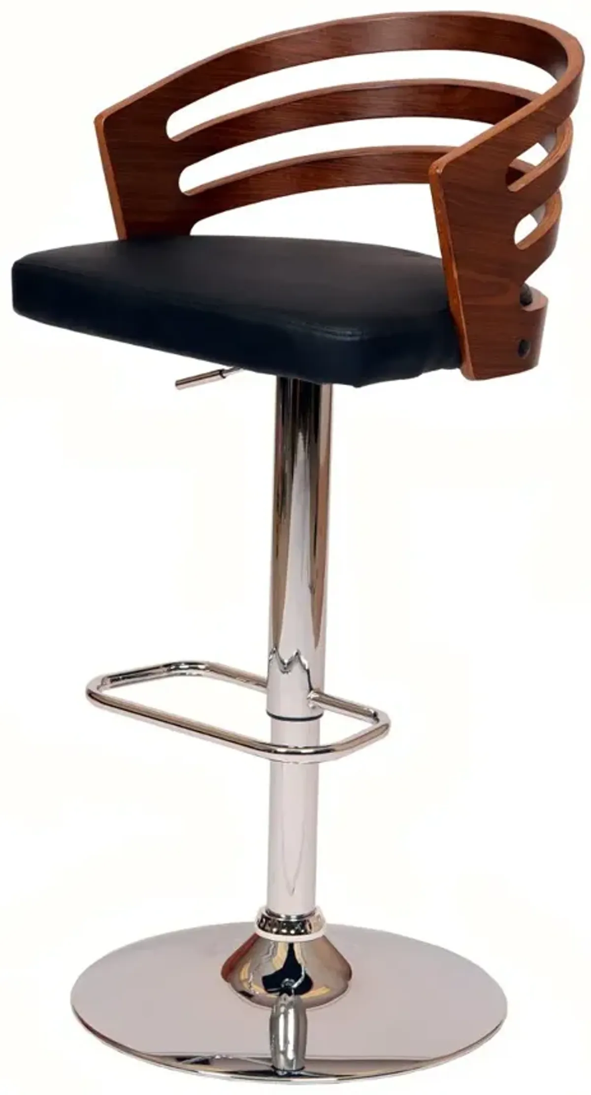 Adele Black Adjustable Bar Stool