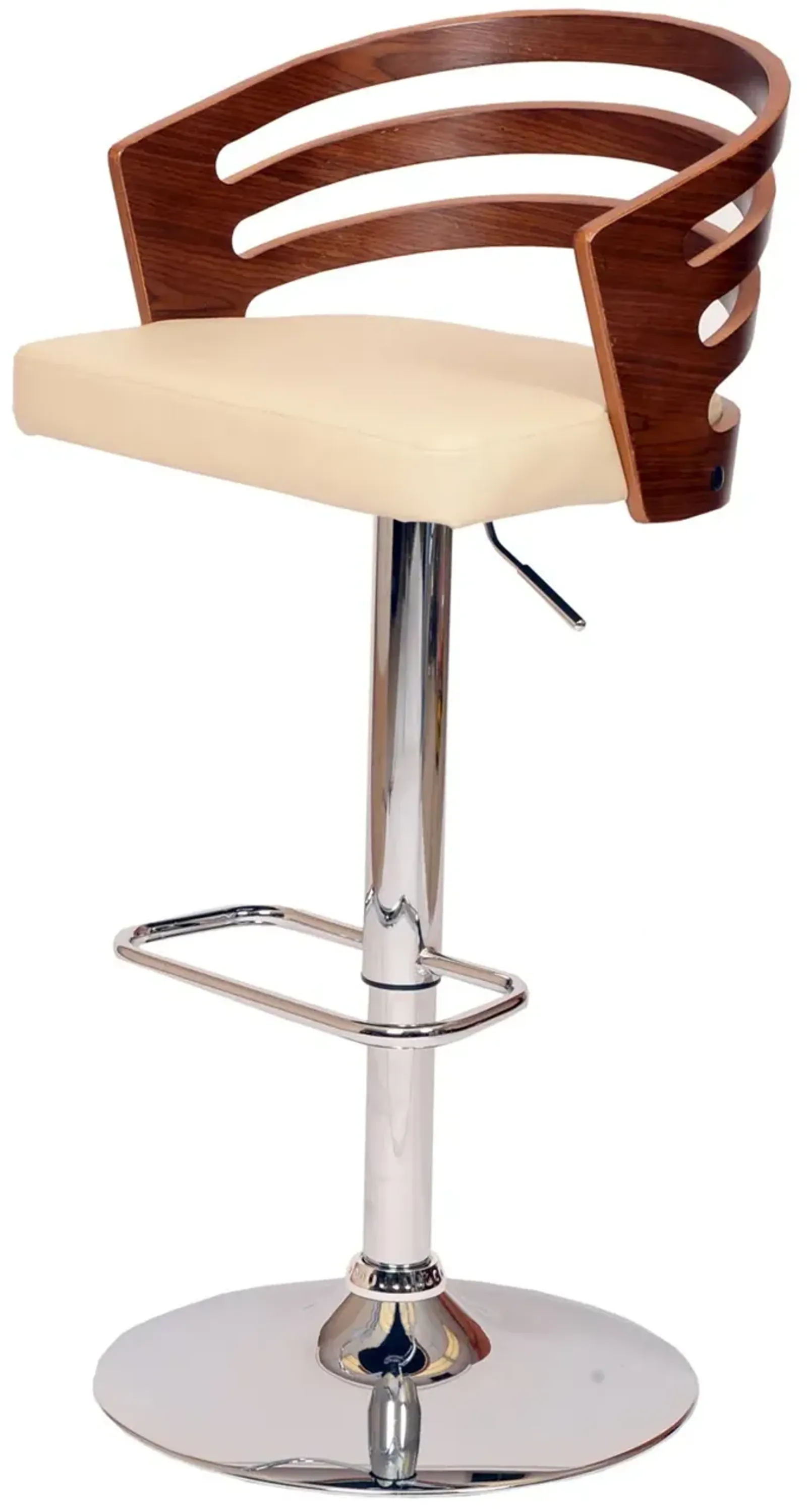 Adel Cream Adjustable Bar Stool