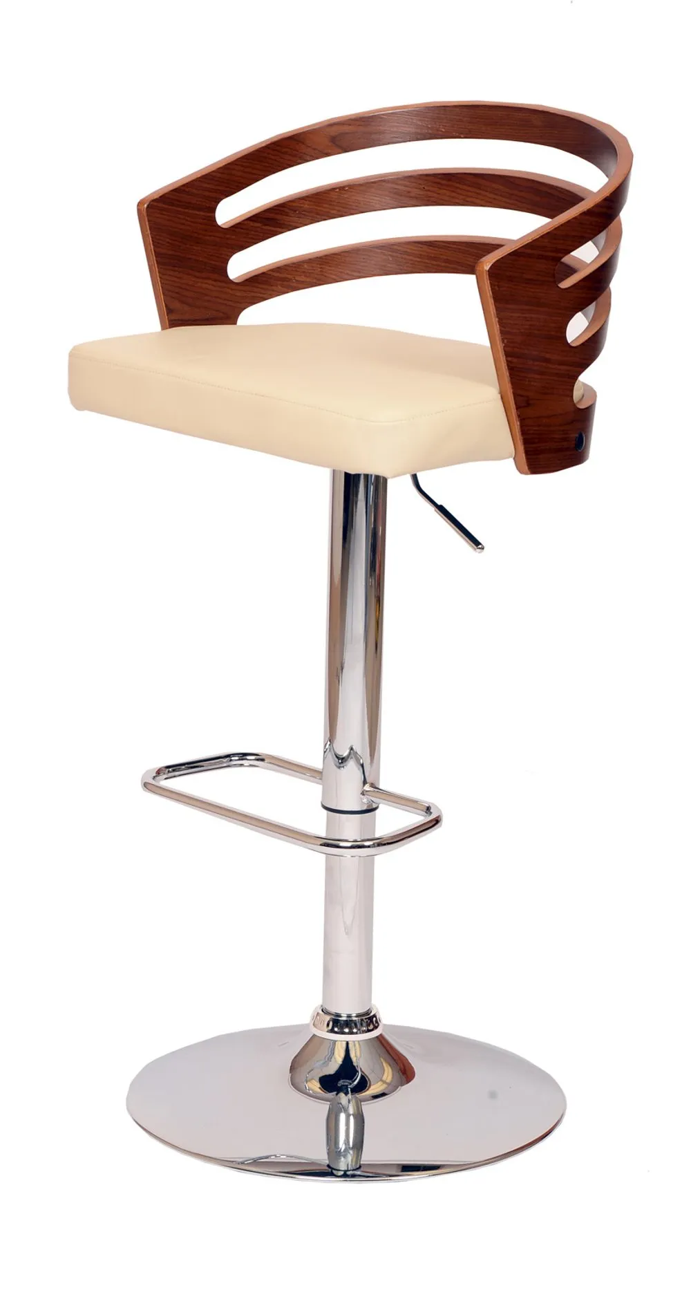 Adel Cream Adjustable Bar Stool