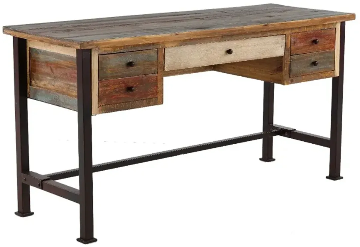 Antique Brown Office Desk